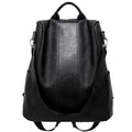Women's solid color backpack